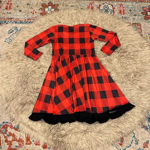 Buffalo Plaid Christmas Fall Dress size 14-16 - Picture 3 of 3